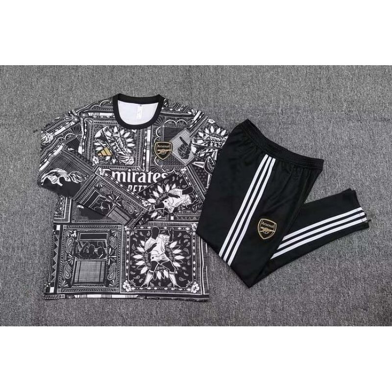2023 Arsenal Training Wear Black Football Shirt 1:1 Thai Quality Suit ​
