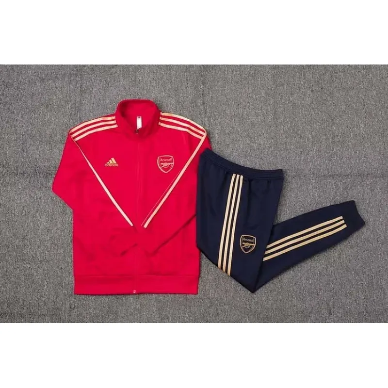 2023/2024 Arsenal Long Zip Jacke Red Football Shirt 1:1 Thai Quality Set