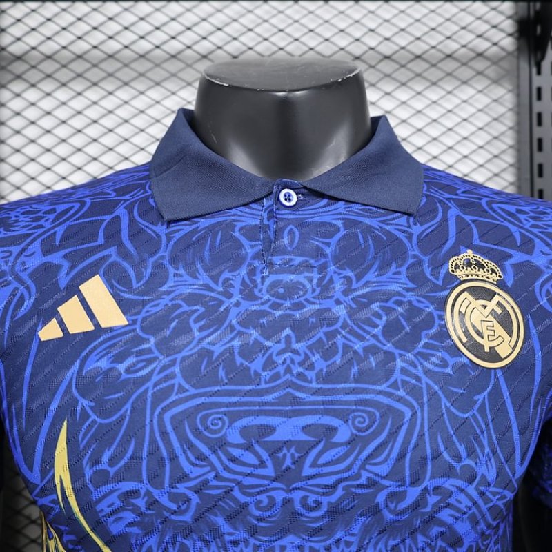 2024-2025 Real Madrid Special Edition Player's Edition Blue Jersey 1:1 Thailand Quality