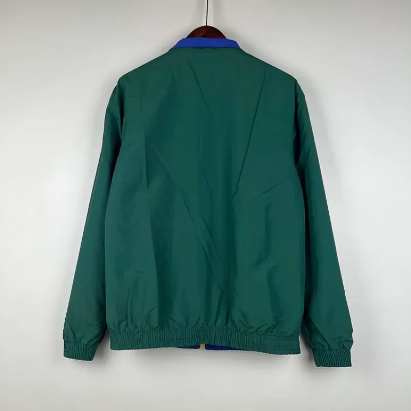 2023/2024 Manchester United Reversible WindbreakerBlue-GreenSoccer Jersey 1:1 Thai Quality