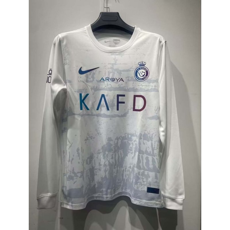2023/2024 Long Sleeve Al-Nassr Third Away Football Shirt
