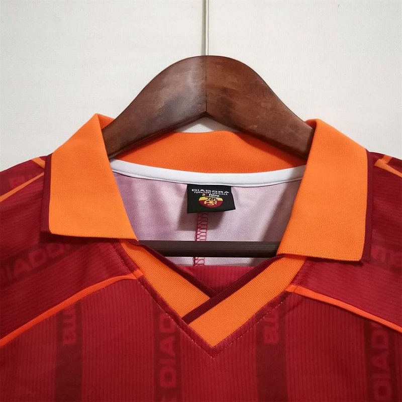 Roma 1999-2000 Retro Home Shirt