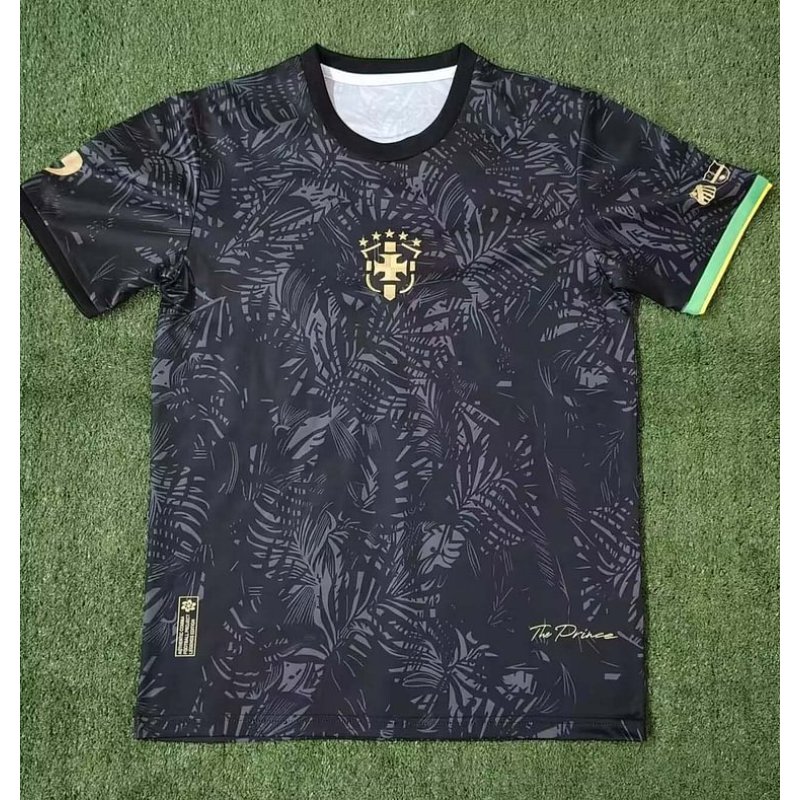 2023 Brazil Special Edition Black Football Shirt 1:1 Thai Quality