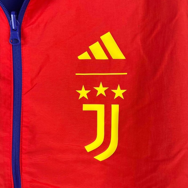 2023-2024 Juventus Reversible WindbreakerBlue-redSoccer Jersey 1:1 Thai Quality