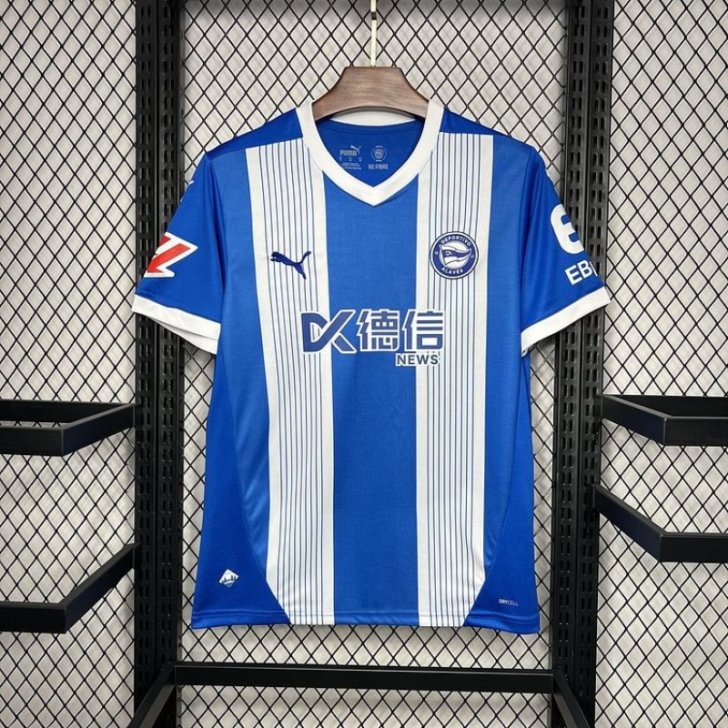 24/25  Deportivo Alavés Home Football Jersey
