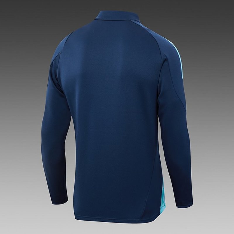 24/25 Arsenal half-pull training suit blue football jersey