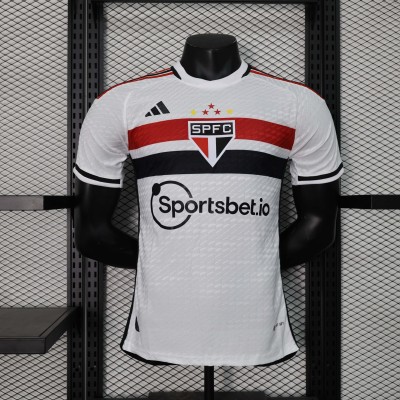 2023/2024 Player Version São Paulo Home Jersey 1:1 Thai Quality