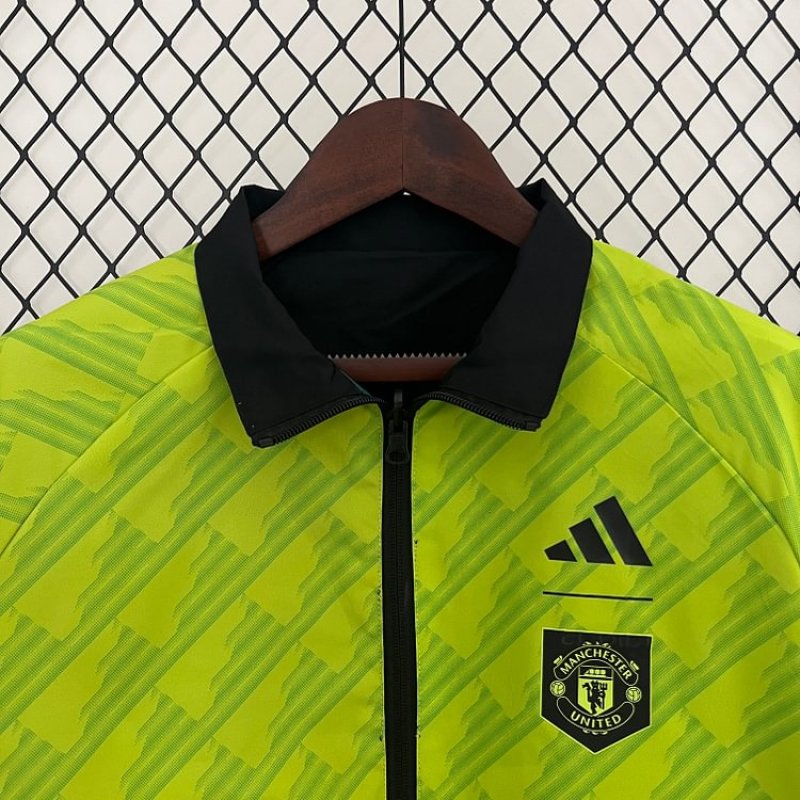 24/25 Manchester United Reversible Windbreaker Soccer Jersey