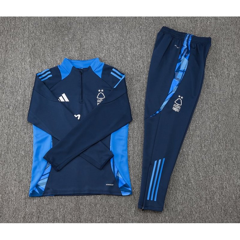 Nottingham Forest 24/25 Royal Blue Half-Draw Training Suit