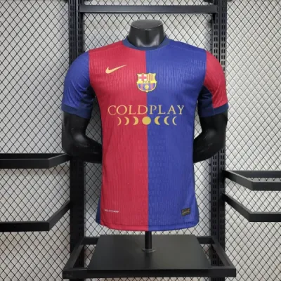 Player Version Barcelona Coldplay Special Edition Soccer Jersey