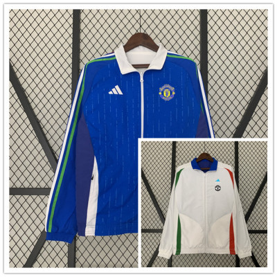 2024-2025 Manchester United Trench Coat Reversible Jersey 1:1 Thai quality
