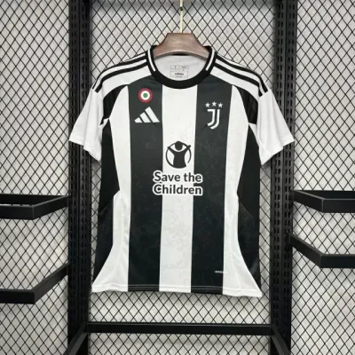 Juventus 24/25 Home Football Jersey (with sponsor)