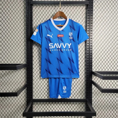 2023/2024 Al-Hilal SFC Home Football Shirt Kids Size