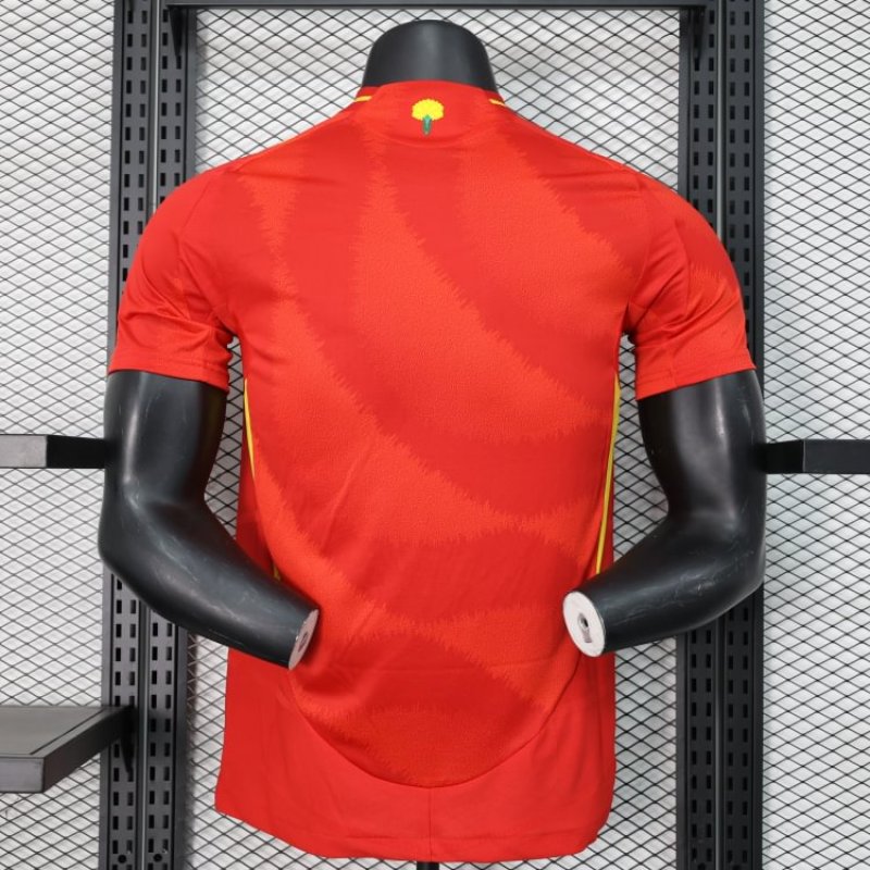 Player Spain Home Kit 24/25 Euro Cup 2024 Football Jersey