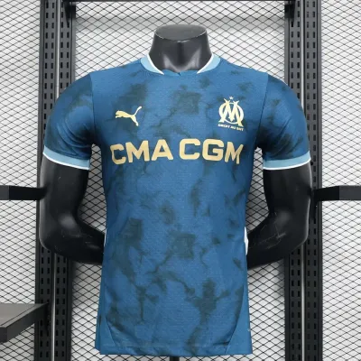 2023/2024 Player Version Olympique de Marseille Away Football Jersey