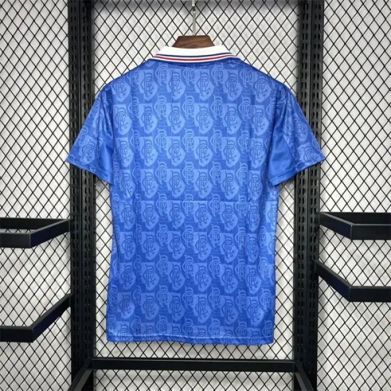 Retro Rangers Home Kit 1996 1997 Football Jersey
