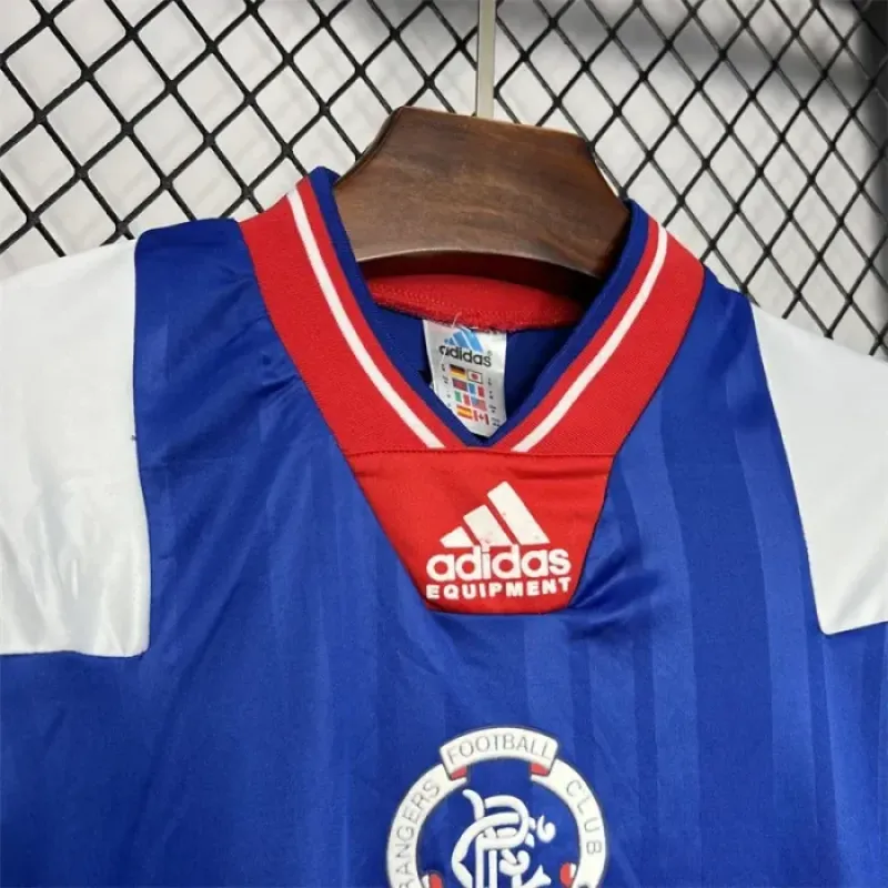 Retro Rangers Home Kit 1992 1994 Football Jersey