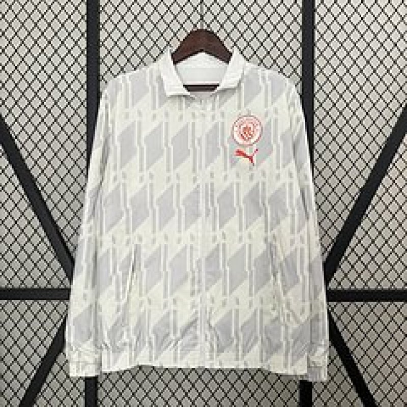 2024/2025 Manchester City Reversible Windbreaker Soccer Jersey 1:1 Thai Quality