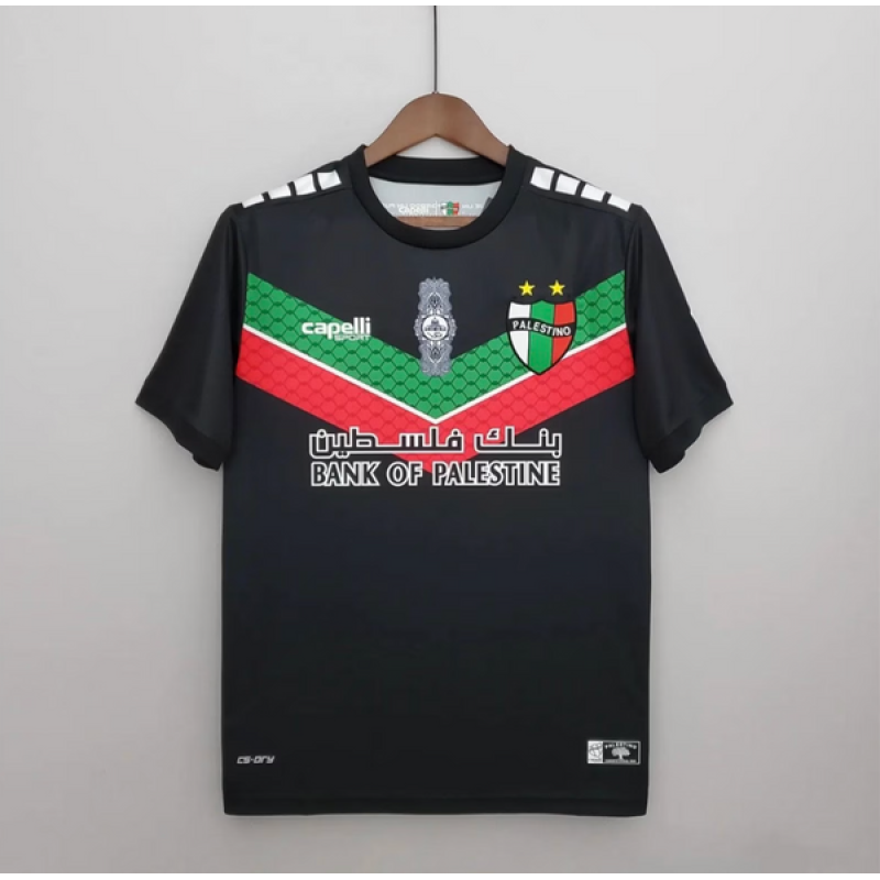 Palestino 2022-2023 Away Kit Black
