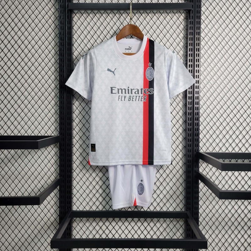 2023/2024 AC Milan  Away Soccer Jersey 1:1 Thai Quality Kids Size