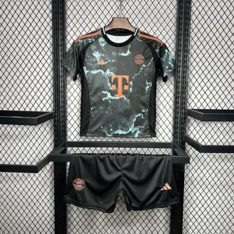 Kids Bayern Munich Away Jersey 24/25 Football Kit