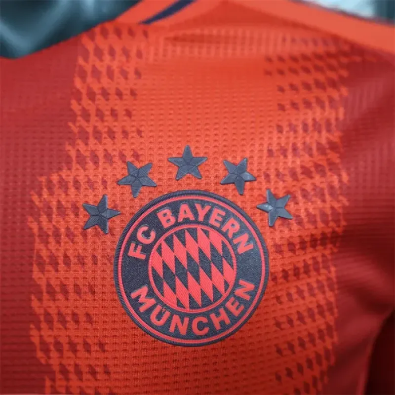 Player Version Bayern Munich Home Jersey 24/25 Football Jersey Long Sleeves