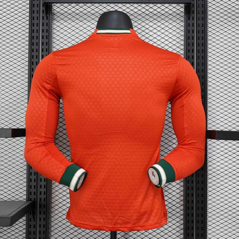 Player Portugal 25/26 Long Sleeve Home Football Shirt