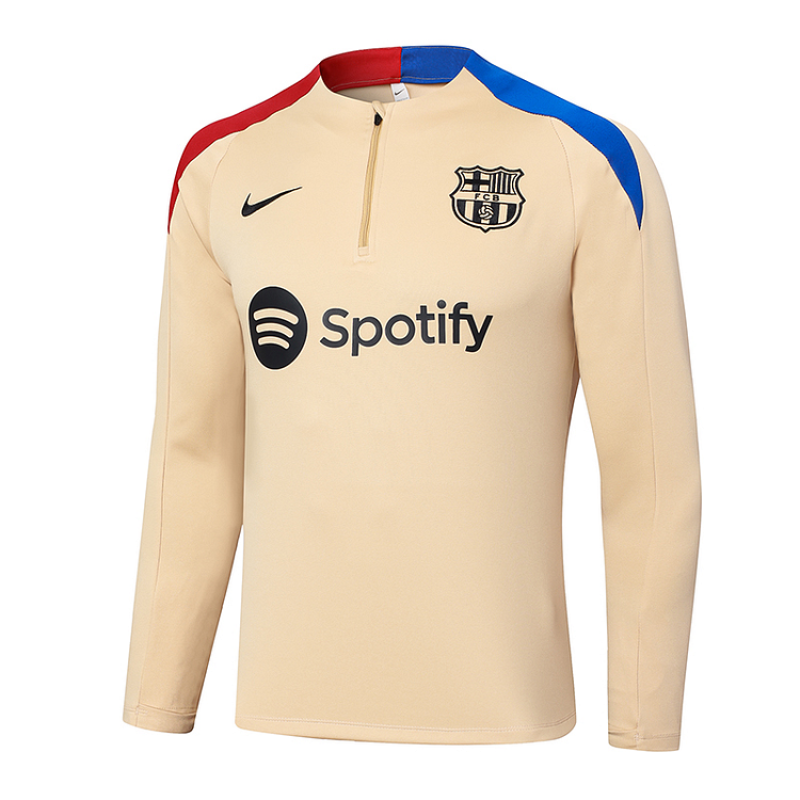 24/25 Barcelona half-training yellow jersey set