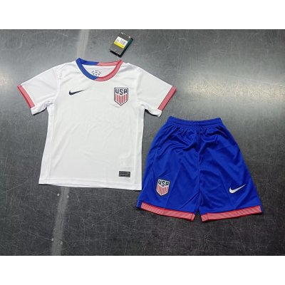 Kids USA Home Kit 24/25 Copa America 2024 Football Jersey