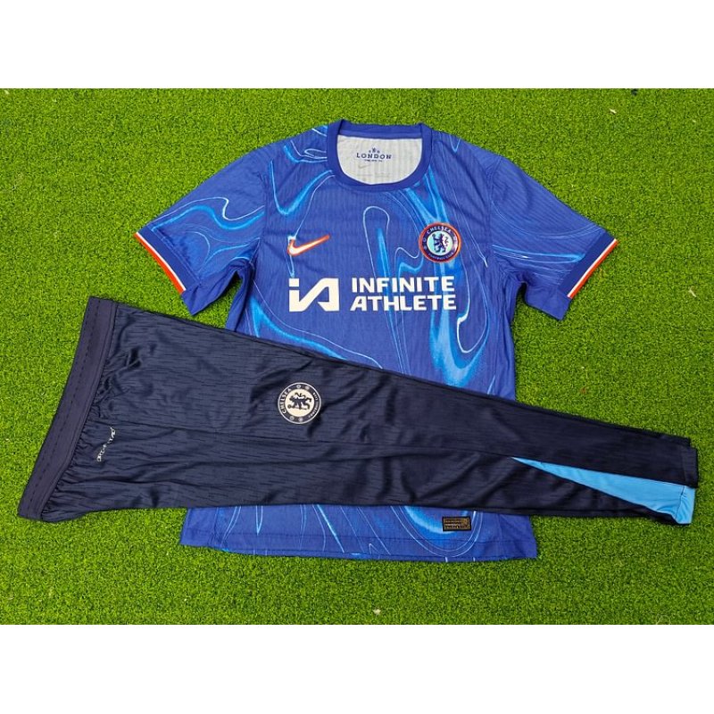 Adult Set 2024-2025 Chelsea Home Player Version Tracksuit 1:1 Thai Quality Set