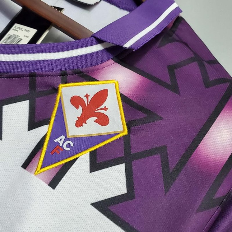 1992/1993 Retro Fiorentina Away Soccer Jersey 1:1 Thai Quality
