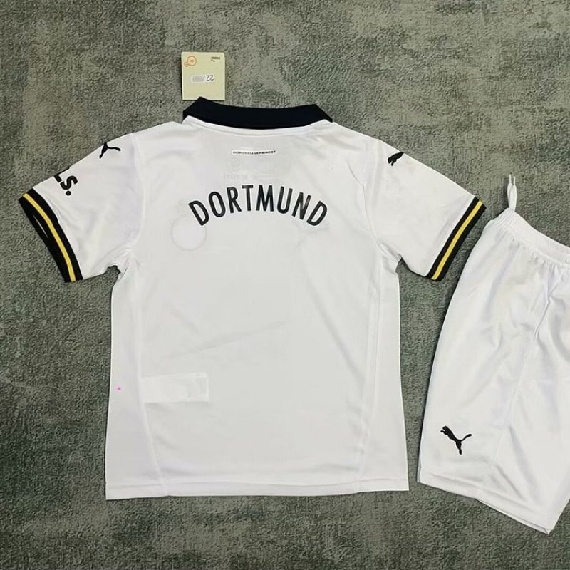 Kids Dortmund 24/25 Third Football Jersey Kit