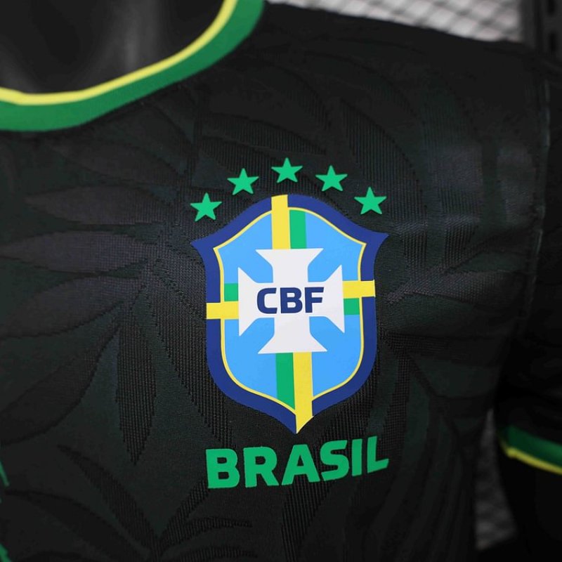 24/25 Brazil Black BirdSpecial Edition Player Football Jersey