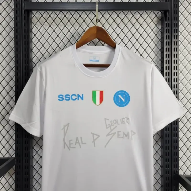 2024/2025 Napoli White Football Shirt