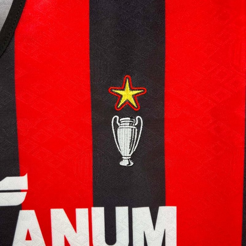 1989/1990 Retro AC Milan Home Football Shirt 1:1 Thai Quality