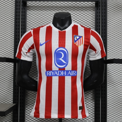 Player Version Atletico Madrid 25/26 Home Football Jersey