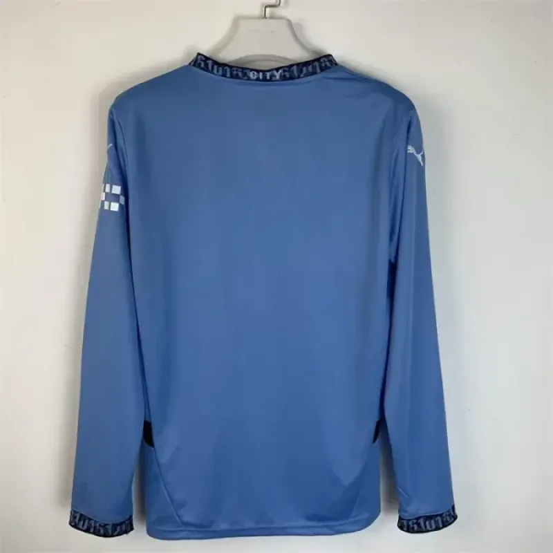 Manchester City Home Kit 24/25 Football Jersey Long Sleeves