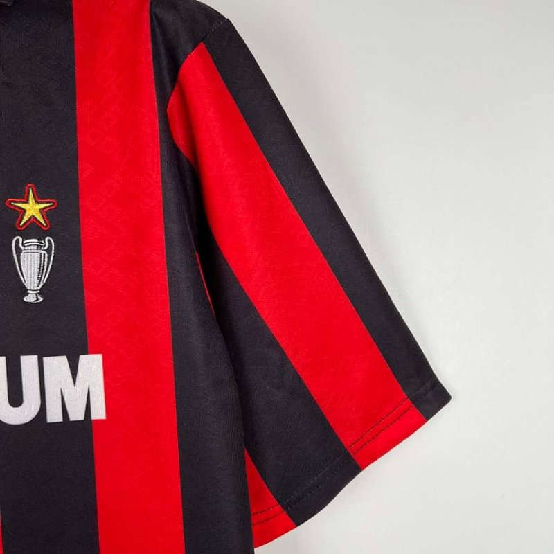 1989/1990 Retro AC Milan Home Football Shirt 1:1 Thai Quality