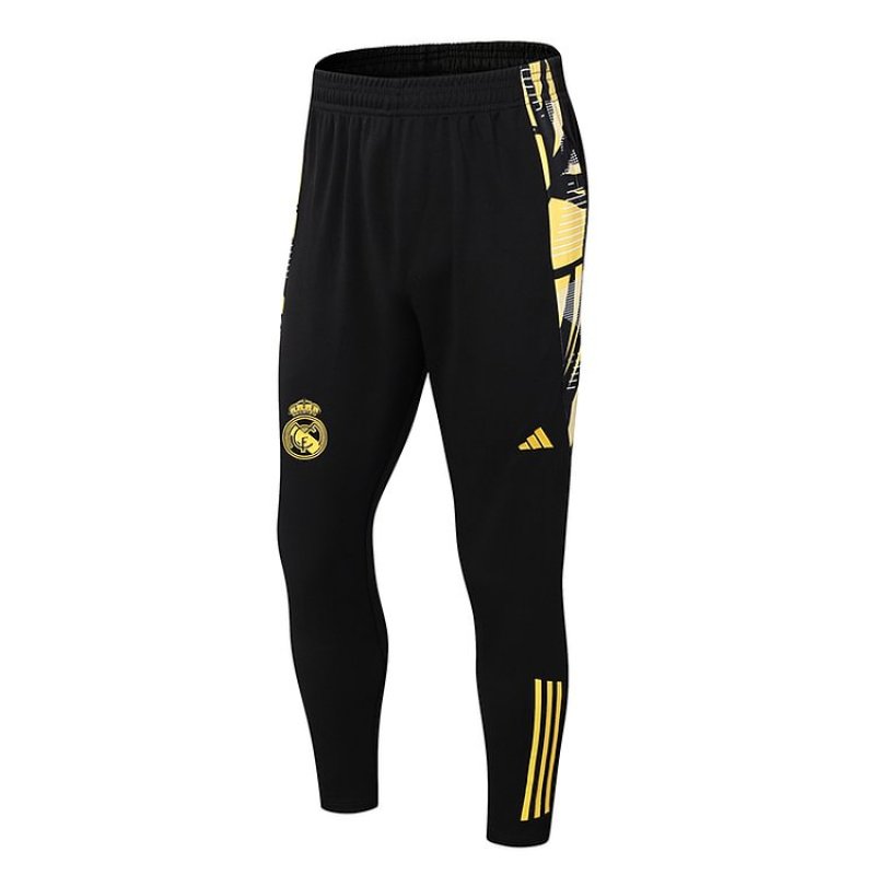 24/25 Real Madrid half-pulled training suit Black Jersey