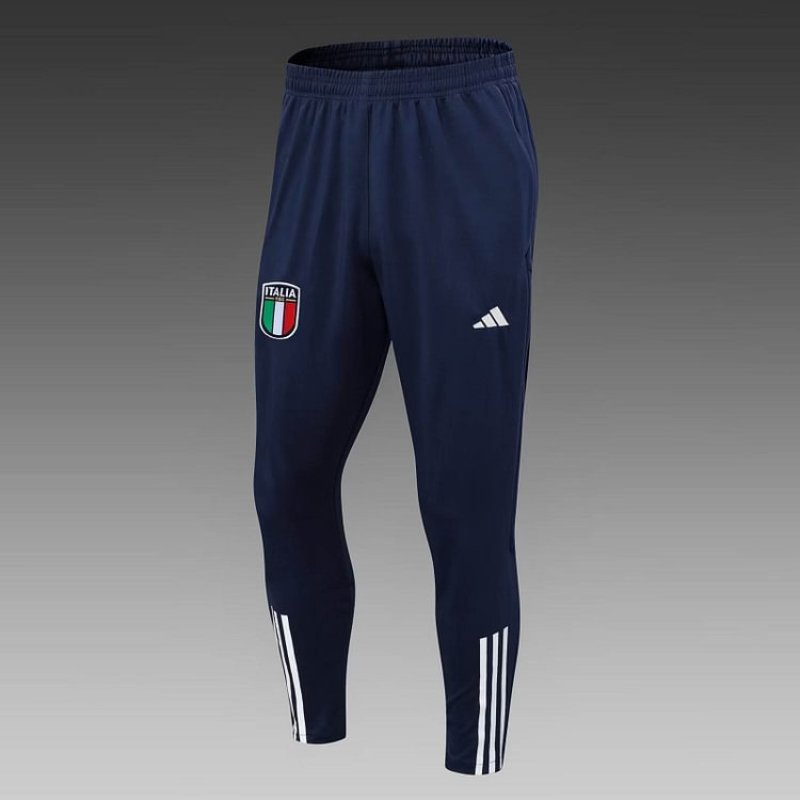 2023 Italy Half-Pull Training Suit Off-White Soccer Shirt Set