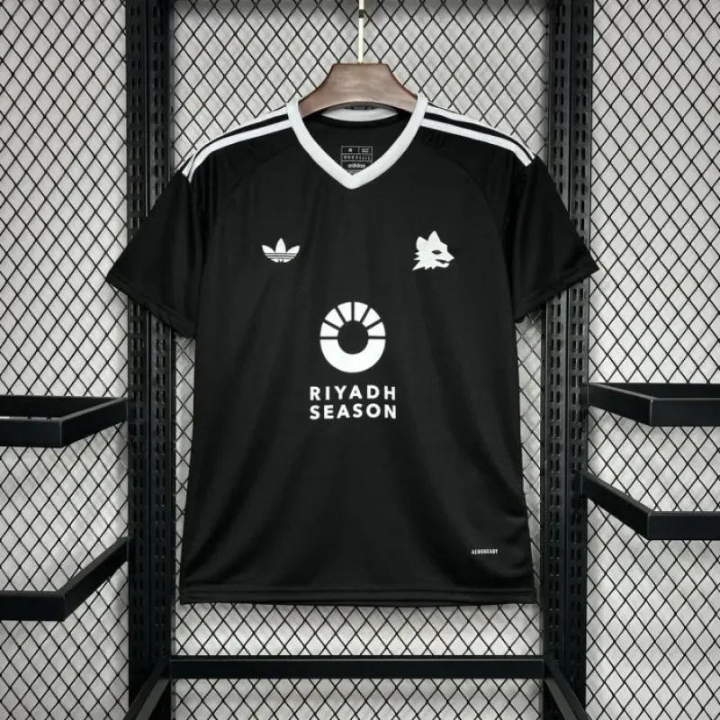 Roma Black 24/25 Football Jersey