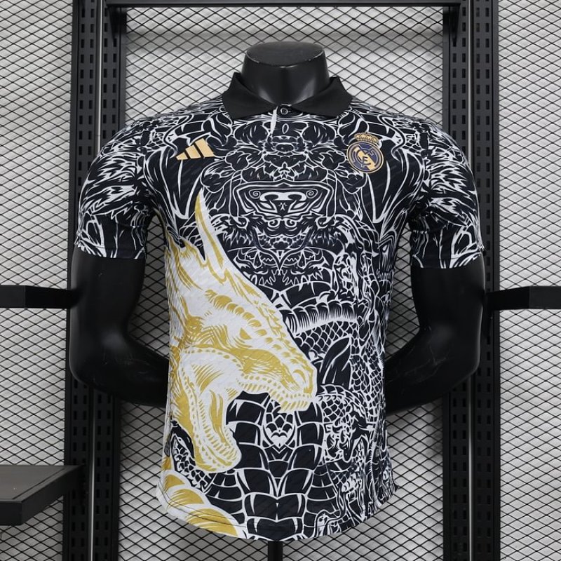 2024-2025 Real Madrid Special Edition Player Edition Black Jersey 1:1 Thailand Quality