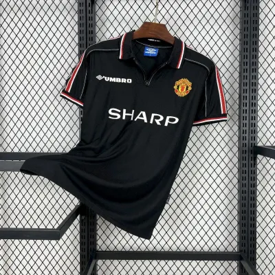 1998/1999 Manchester United Retro Black Jersey(202 4Retro-Inspired Jersey)