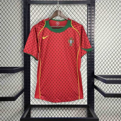 Nike Portugal Euro 2004 Remake Retro Portugal Home Football Shirt