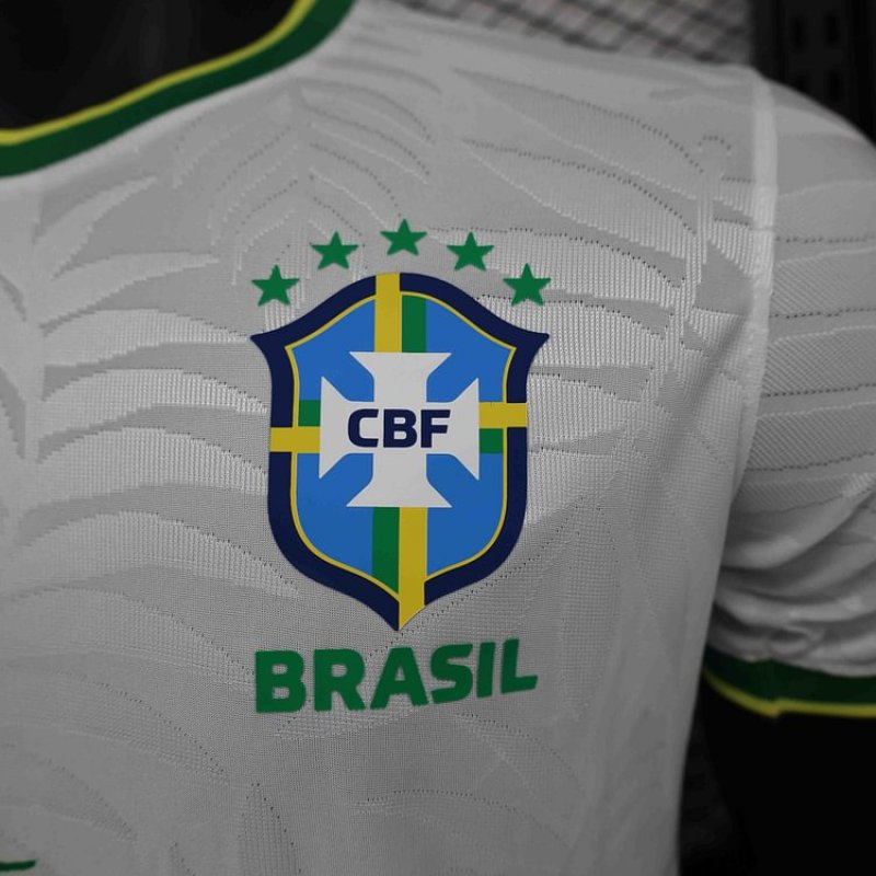 24/25 Brazil White BirdSpecial Edition Player Football Jersey