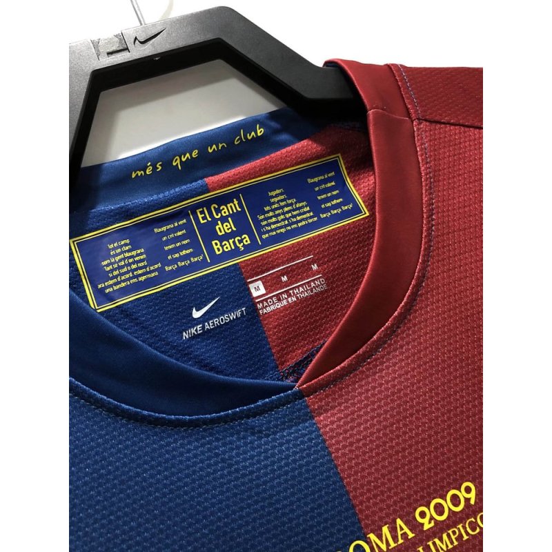 2008/2009 Retro Barcelona Football Shirt Home Champions League 1:1 Thai Quality