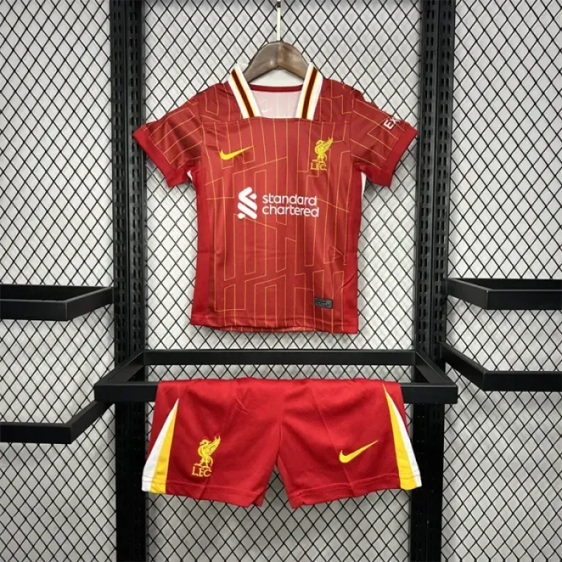 2024/2025 Liverpool Home Soccer Jersey 1:1 Thai Quality Kids Size