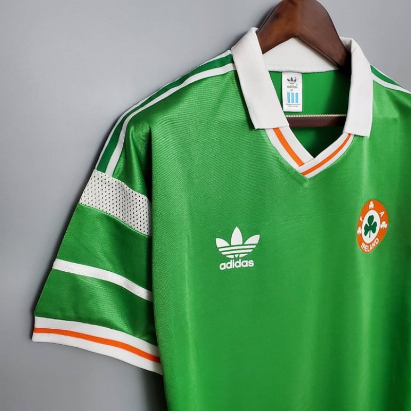 1988 Retro Ireland Home Soccer Jersey