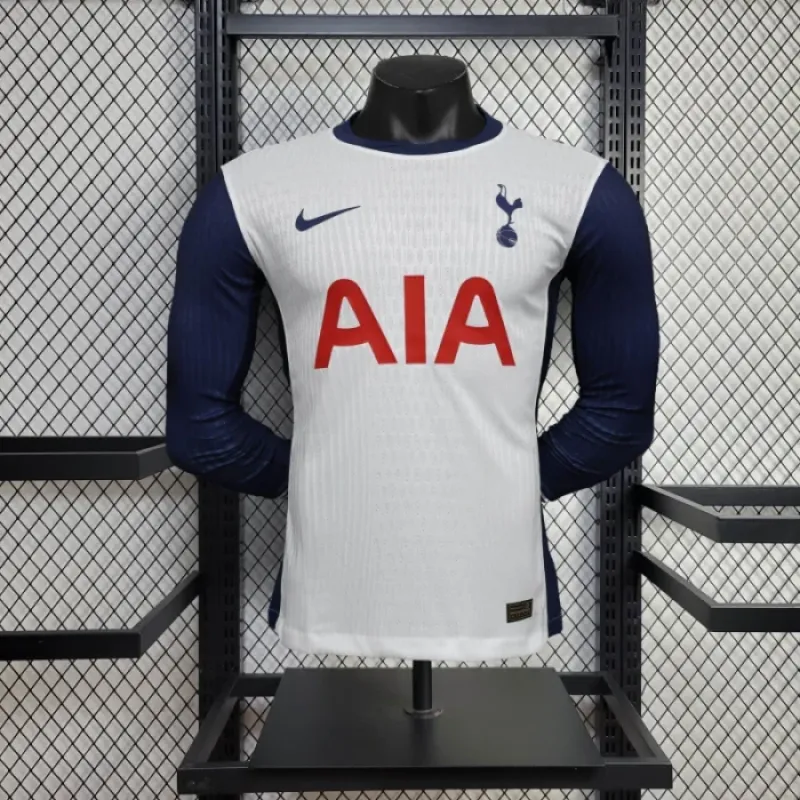 Player Version Tottenham Hotspur Home Kit 24/25 Football Jersey Long Sleeves Jersey