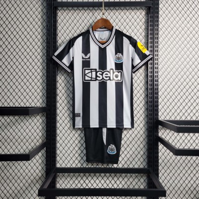 2023/2024 Newcastle United Home Football Jersey Shirt 1:1 Thai Quality Kids Size